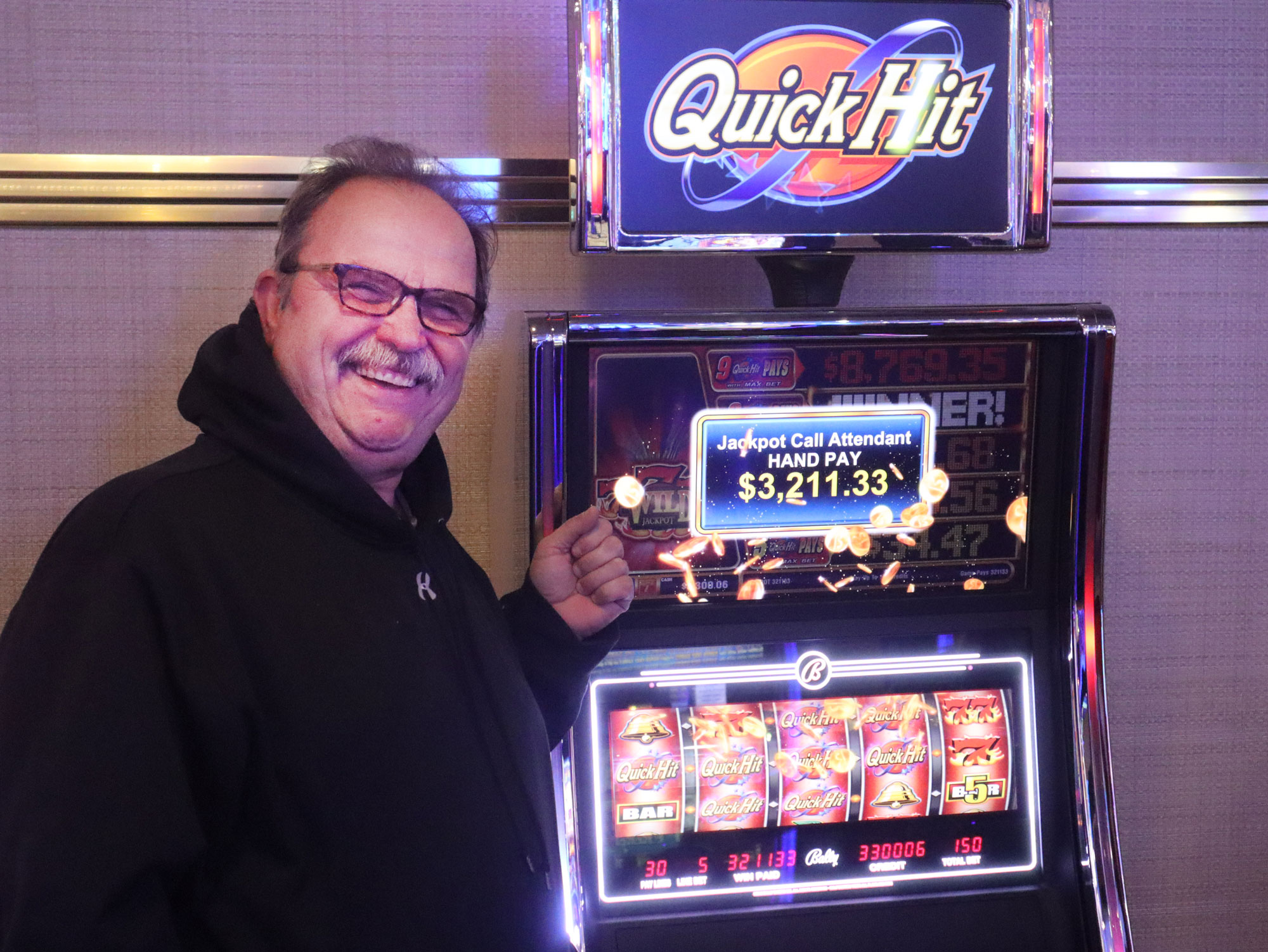Philip C - Winner of $3211 on Quick Hits