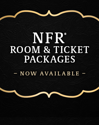 nfr room and ticket packages on black background