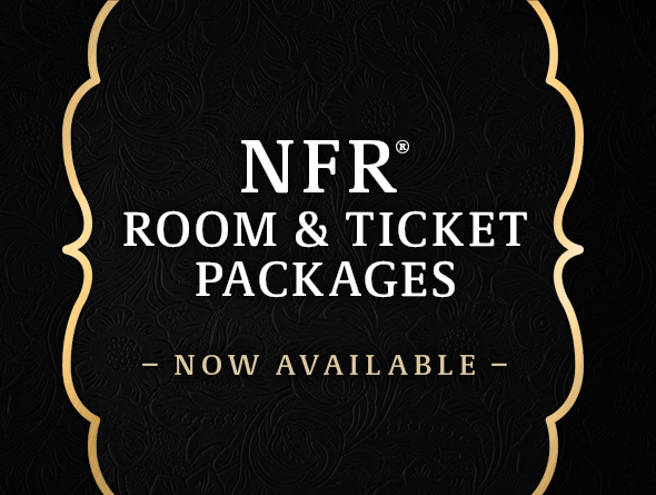 nfr room and ticket packages on black background