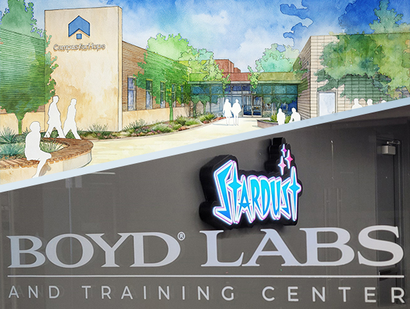 campus for hope and Boyd Labs logo