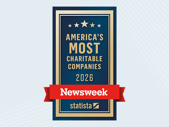 newsweek award - most charitable companies
