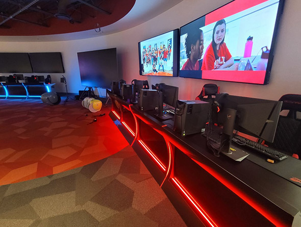 E-sports arena at Black Fire