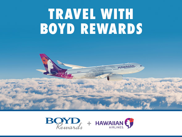 boyd rewards and hawaiian airlines benefit image