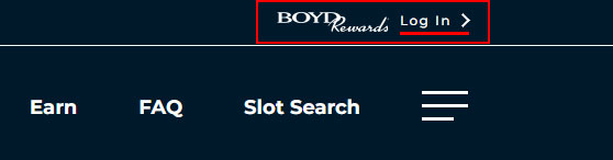 boyd rewards log in