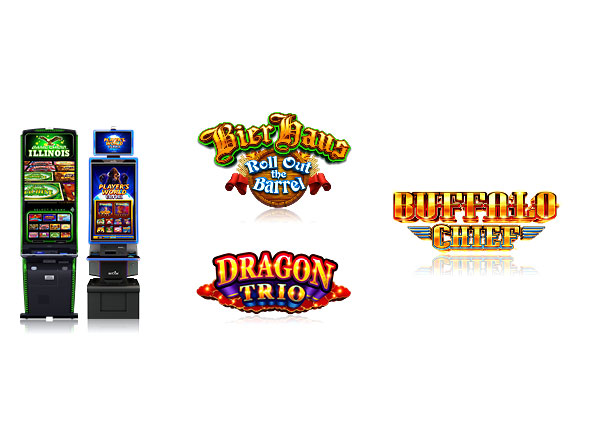 slot machines and logos