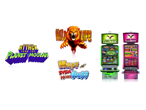 slot machines and logos