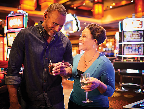 couple in casino image