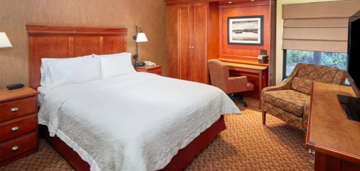 queen room with mobility access at paradice inn