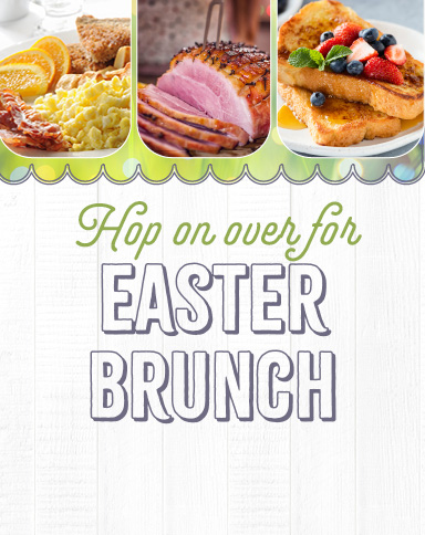 Hop on over for Easter Brunch
