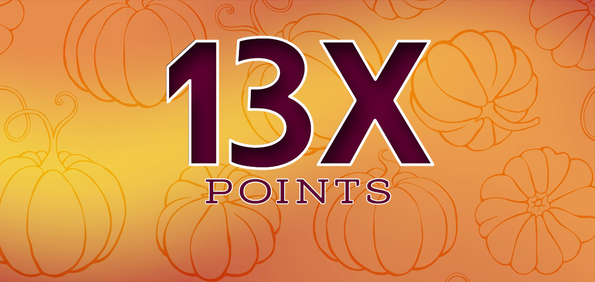 13x Points