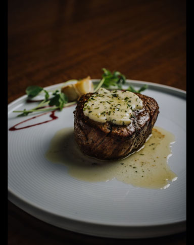 Filet at William B's Steakhouse Blue Chip