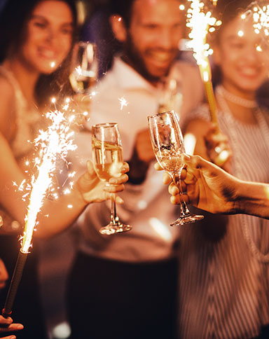 blue chip holiday parties image