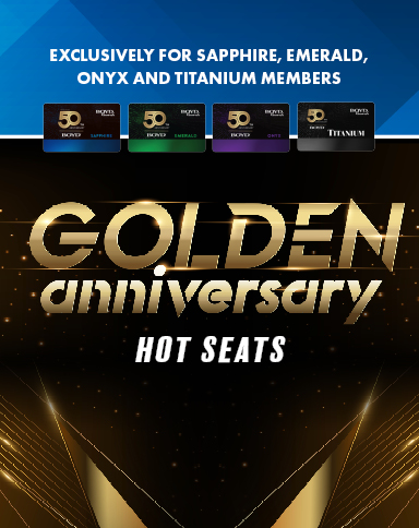 golden anniversary hot seats
