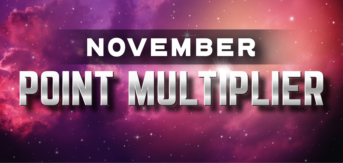 November Point Multiplier