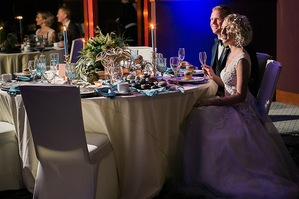 Wedding Bridal Table at Blue Chip