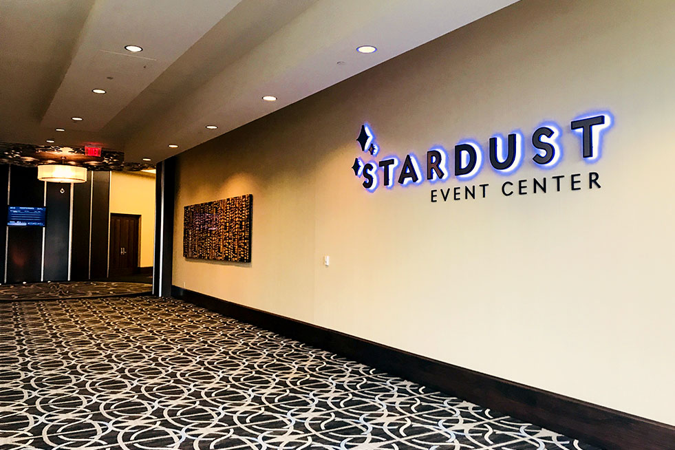 Stardust Event Center Entrance