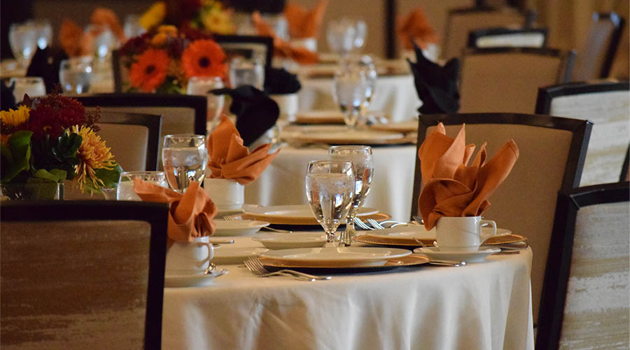 Close-up of a Table at The Fremont Ballroom 