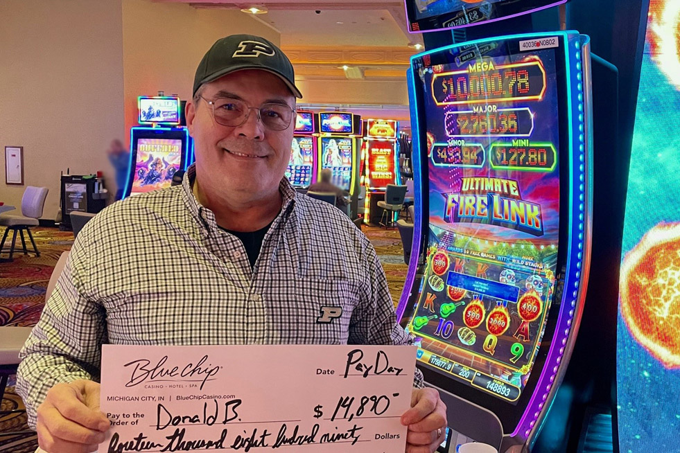 Cash Machine Winner Big Slot Machine Winners | Blue Chip Casino Hotel Spa
