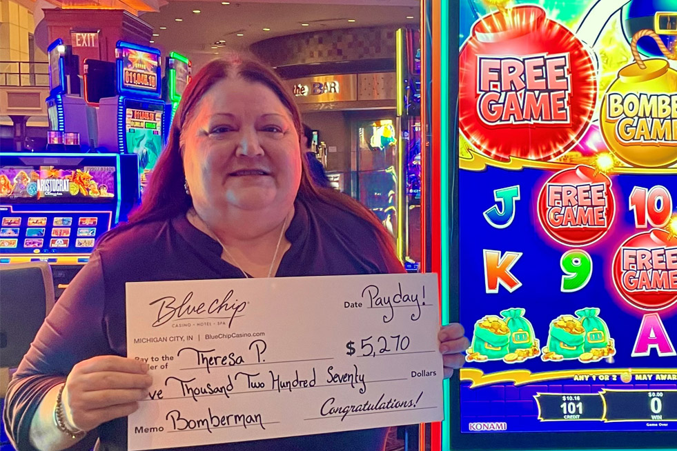 Cash Machine Winner Big Slot Machine Winners | Blue Chip Casino Hotel Spa