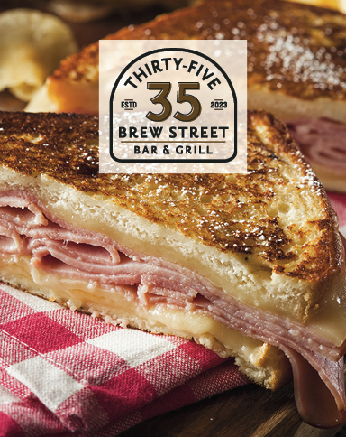 Monte Cristo with fries