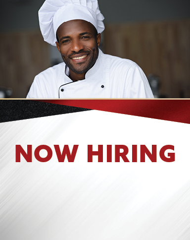 Now Hiring. Image of a chef