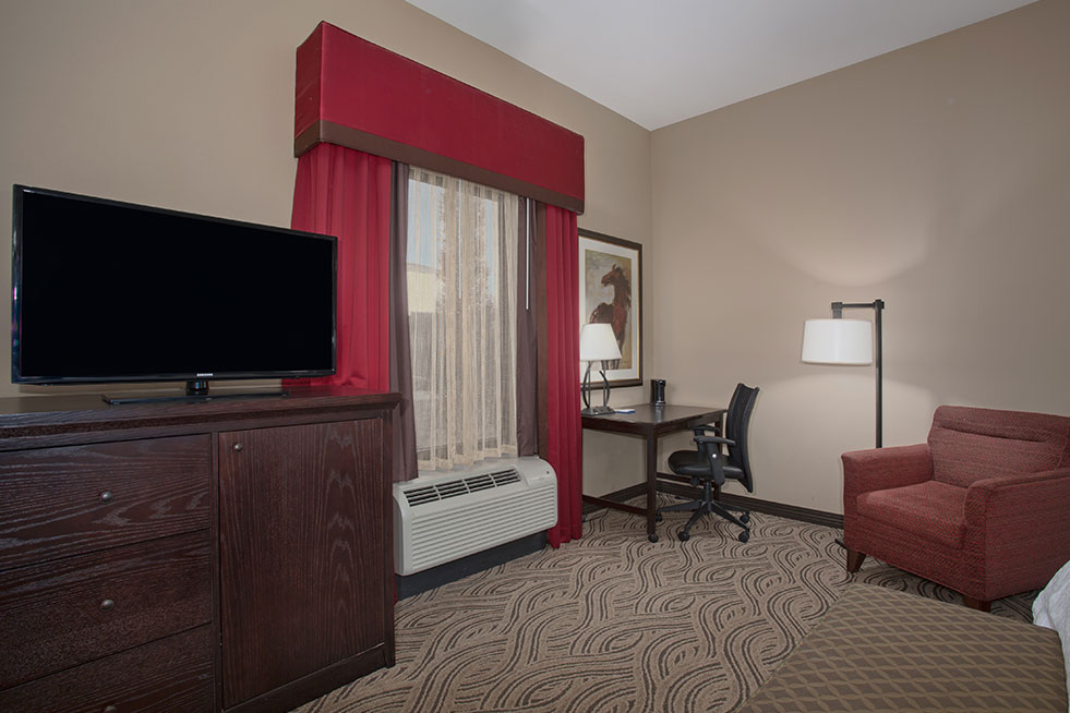 Hampton Inn hotel room