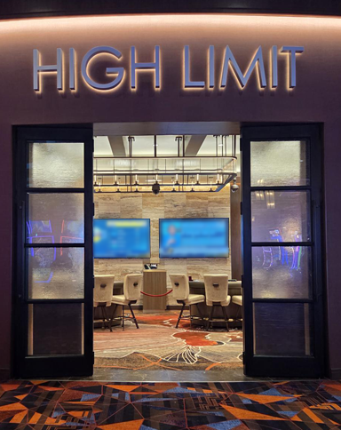 High Limit Table Games Room