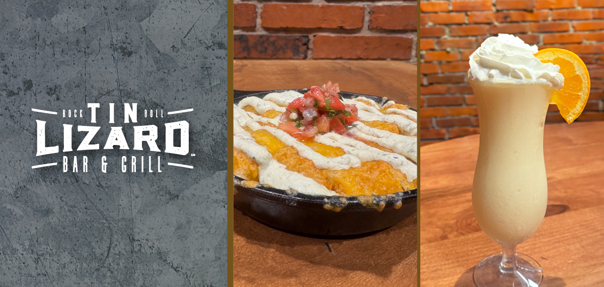 July Drink and Food Special at Tin Lizard