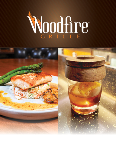 Woodfire Grille August Special - Mahi Mahi with Basmati Rice Pilaf, Asparagus and Lemon Butter Sauce
