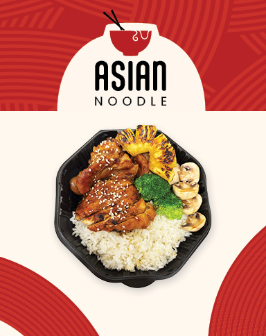 Asian Noodle August Special - Teriyaki Chicken