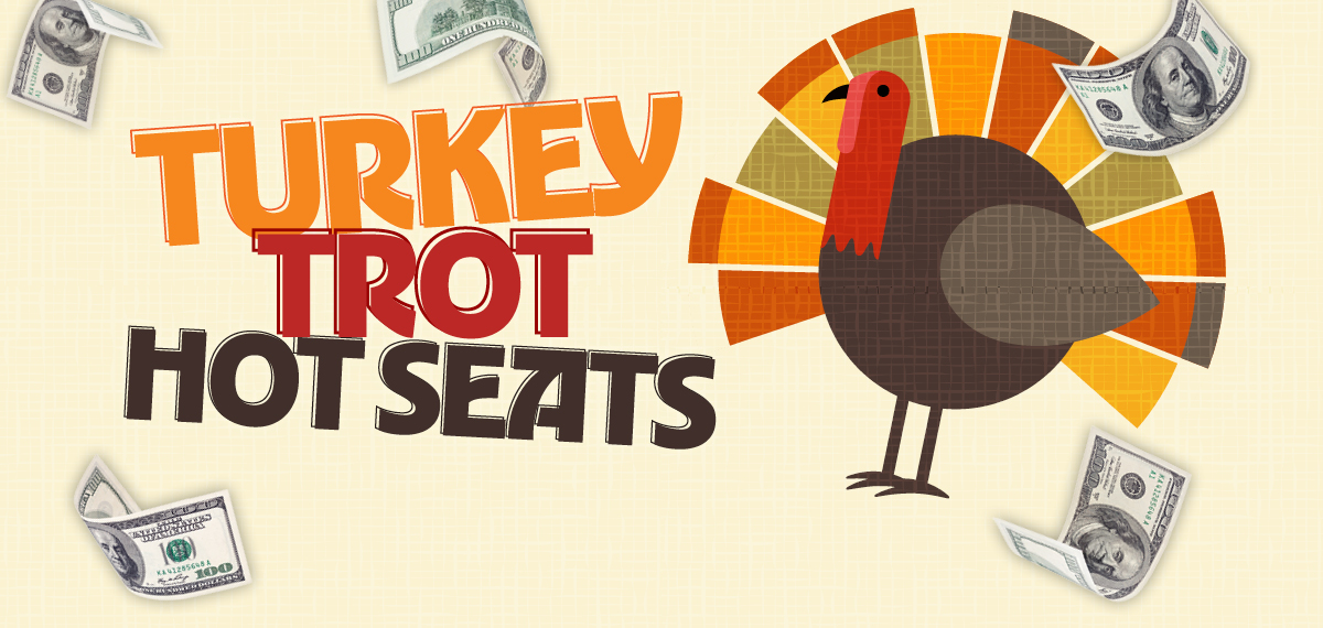 Turkey Trot Hot Seats Logo