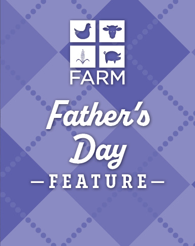FARM father's day feature with logo