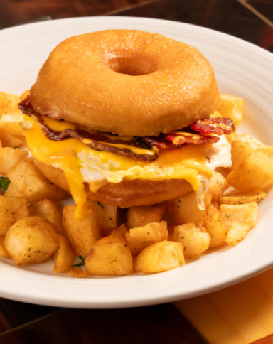 Glazed & Confused Breakfast Sandwich