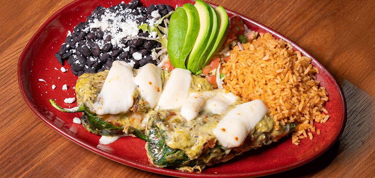 Salted Lime Shrimp Chile Relleno