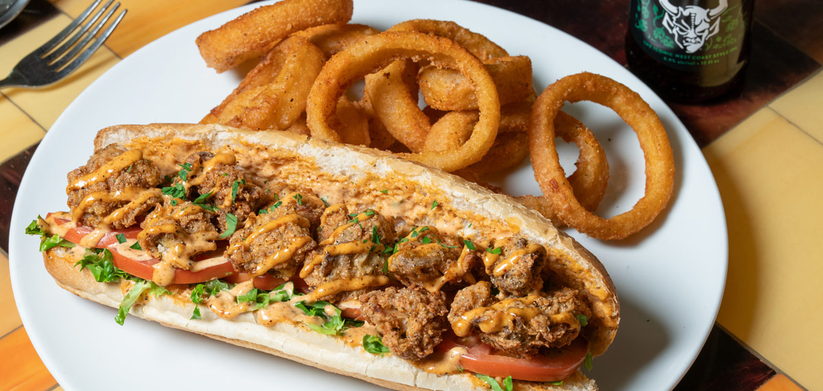 New Orleans Fried Shrimp Po'boy