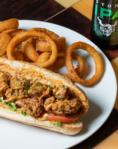 New Orleans Fried Shrimp Po'boy