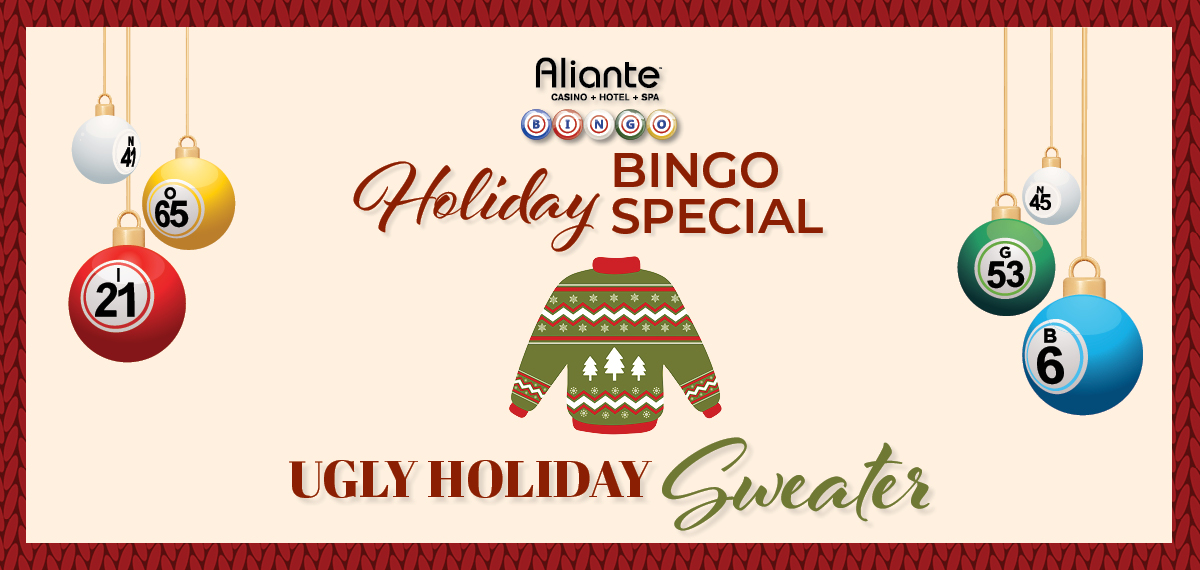 Holiday Bingo Special - Ugly Holiday Sweater