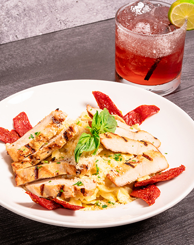 Bistro 57 - Chicken Pasta with Pesto