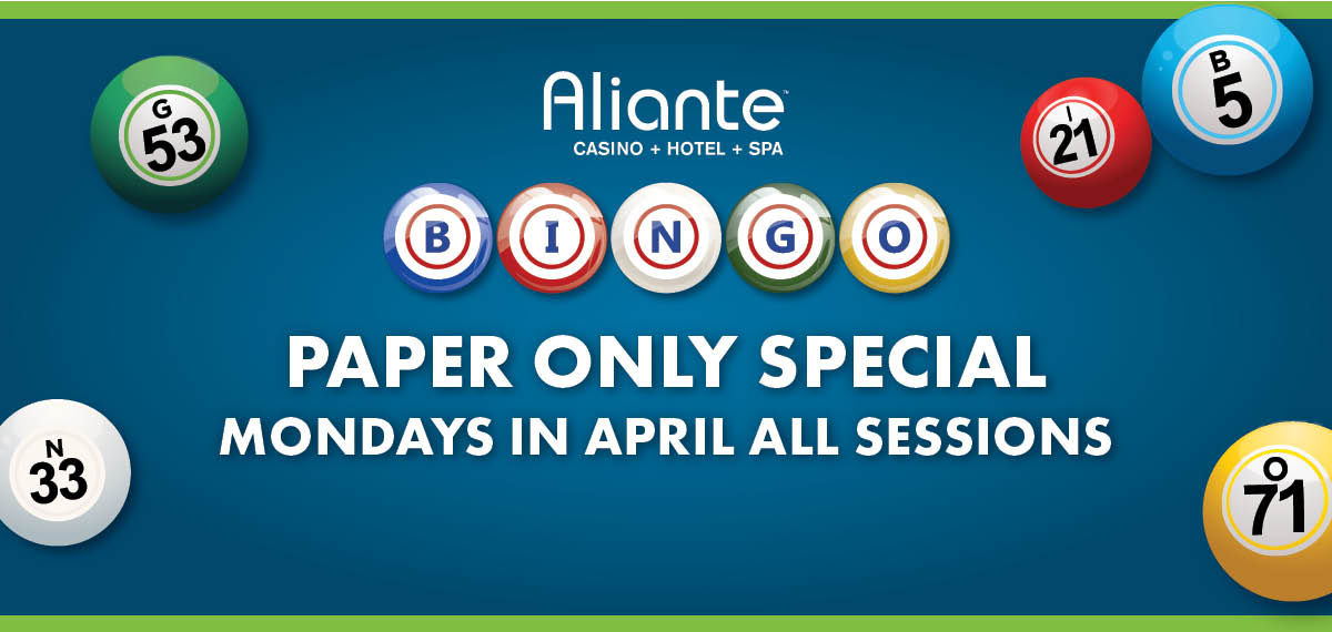 AL Bingo - Paper Only Special