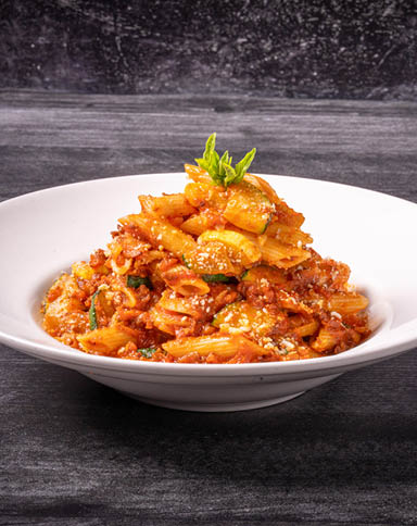 Eggplant Zucchini Bolognese