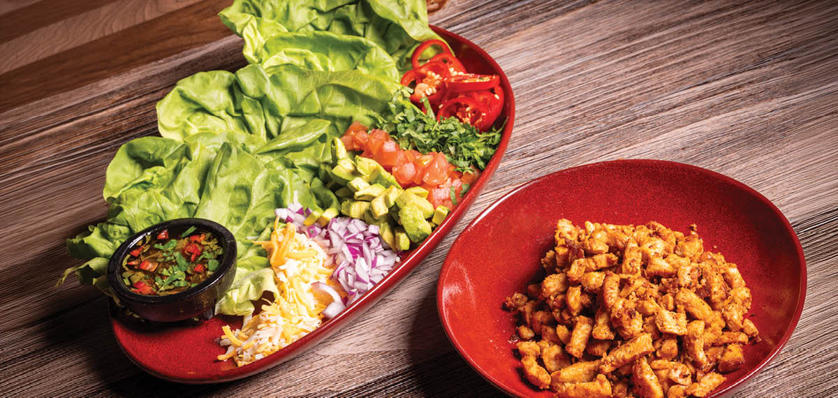Salted Lime June Feature - Mexican Chicken Lettuce Wraps