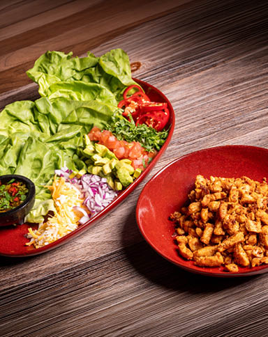 Salted Lime June Feature - Mexican Chicken Lettuce Wraps