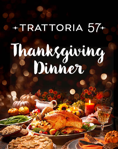 Trattoria Thanksgiving Dinner with turkey and sides