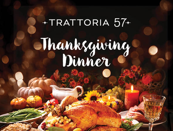 Trattoria Thanksgiving Dinner with turkey and sides