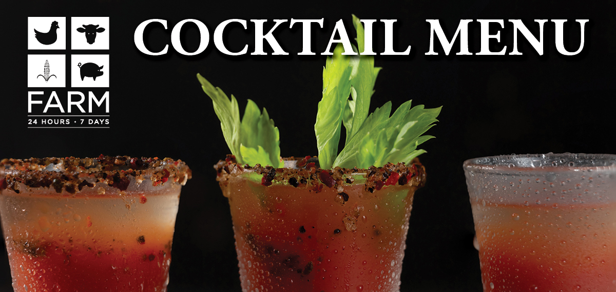Cocktail Menu at FARM