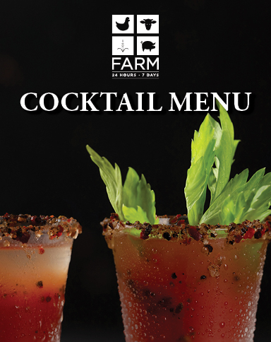 Cocktail Menu at FARM