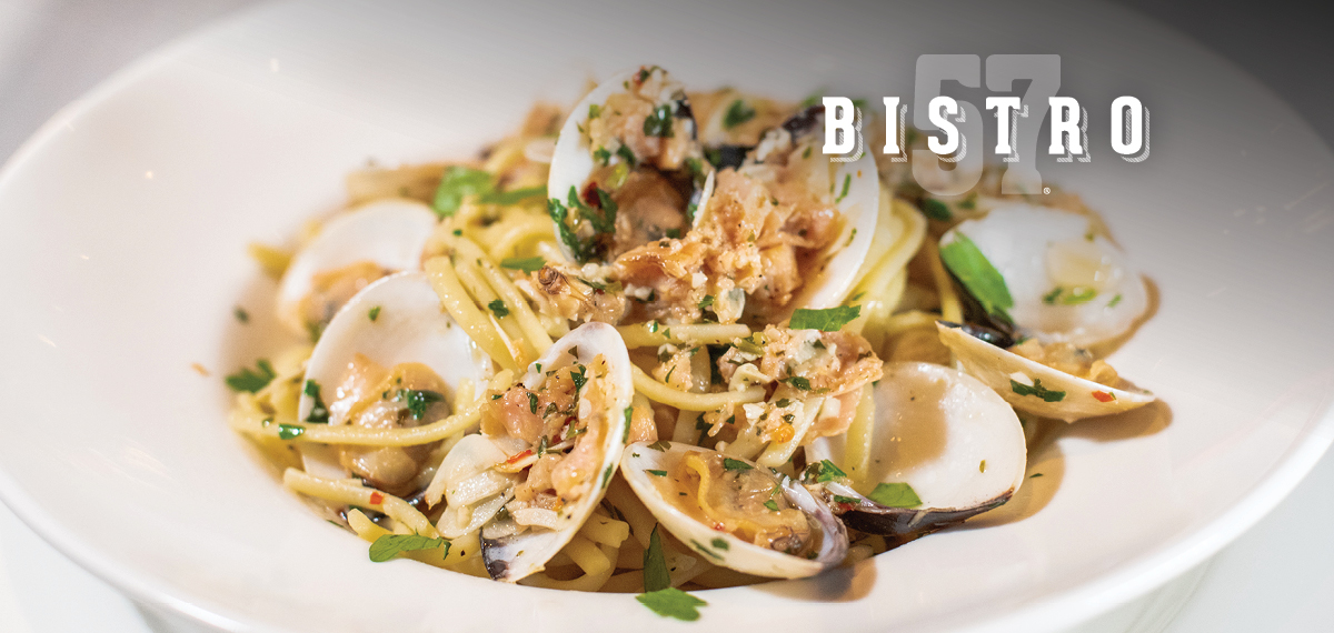 Linguini and Clams Special at Bistro 57
