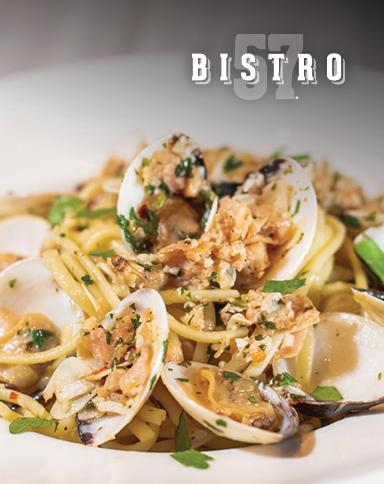 Linguini and Clams Special at Bistro 57