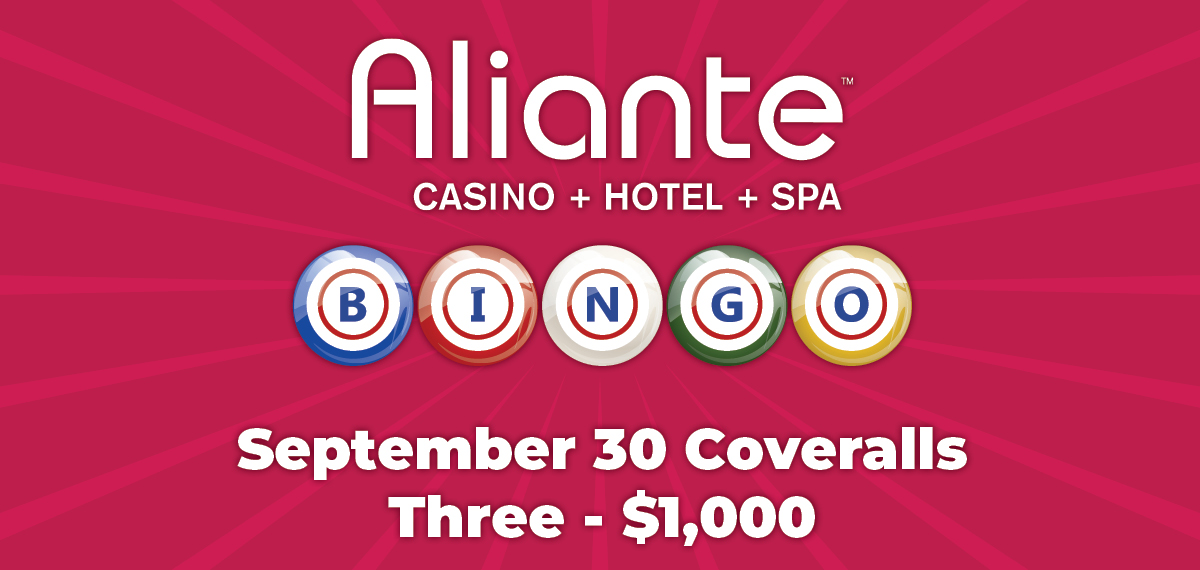 September 30 Bingo Special Coveralls