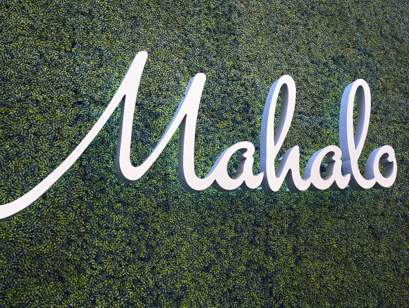 california mahalo sign image
